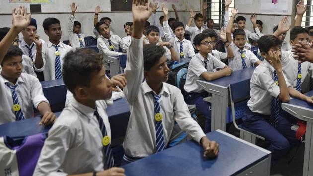 According to the guidelines for the interactive session, the floor shall be opened for discussion after the narration of stories in the curriculum.(Sanchit Khanna/HT PHOTO / Representative image)