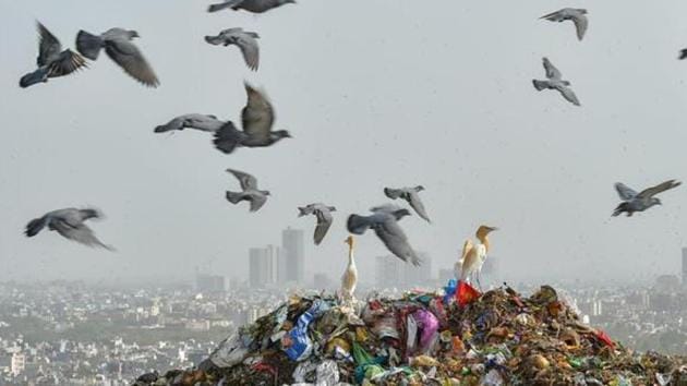 In an attempt to reduce dumping of the city’s waste at landfills like Deonar and Kanjurmarg, which are nearing their full capacity, the Brihanmumbai Municipal Corporation (BMC) is looking at decentralising waste management. (PTI file photo) In an attempt to reduce dumping of the city’s waste at landfills like Deonar and Kanjurmarg, which are nearing their full capacity, the Brihanmumbai Municipal Corporation (BMC) is looking at decentralising waste management. (PTI file photo)