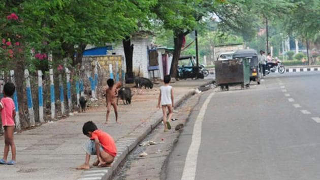 The North Delhi Municipal Corporation, which is lagging behind its east and south counterparts in getting the ODF (Open Defecation Free) Certificate from the central government, is now putting in all efforts to get the same. (Mujeeb Faruqui/HT photo)