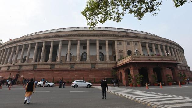 The first session of the 17th Lok Sabha will begin on Monday with Prime Minister Narendra Modi on Sunday pitching for consensus among all political parties to push crucial legislations. (Sonu Mehta/HT File PHOTO) The first session of the 17th Lok Sabha will begin on Monday with Prime Minister Narendra Modi on Sunday pitching for consensus among all political parties to push crucial legislations. (Sonu Mehta/HT File PHOTO)