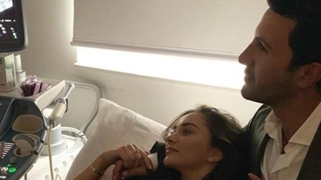 Amy Jackson got officially engaged to partner George Panayiotou in May this year in London. (Instagram) Amy Jackson got officially engaged to partner George Panayiotou in May this year in London. (Instagram)