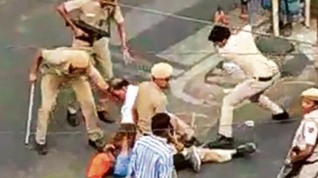 A ‘Gramin Sewa’ driver who allegedly attacked a team of policemen with a sword outside Mukherjee Nagar police station on Sunday said that he had used the weapon in “self-defence”. A ‘Gramin Sewa’ driver who allegedly attacked a team of policemen with a sword outside Mukherjee Nagar police station on Sunday said that he had used the weapon in “self-defence”.