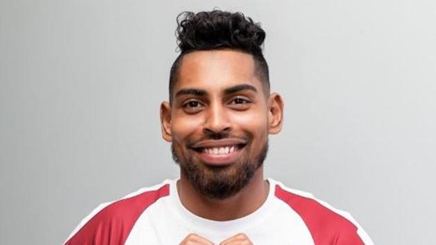 Roy Krishna posted a picture of himself in the ATK jersey.(Roy Krishna/ Twitter)