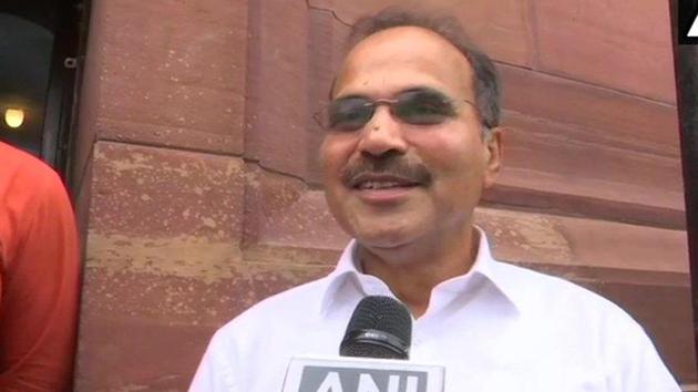 Adhir Ranjan Chowdhury replaces Mallikarjun Kharge who was the Congress floor leader in the last Lok Sabha.(ANI)