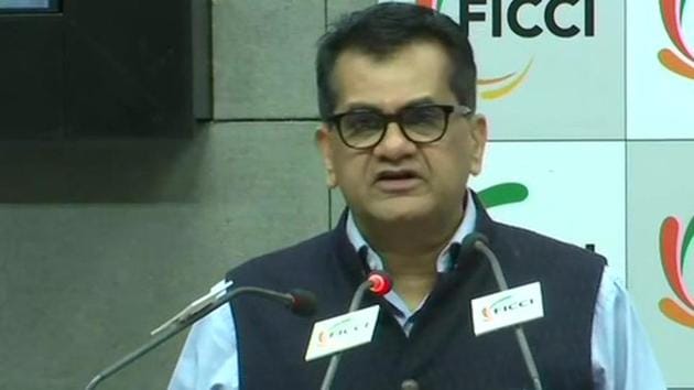 Circular economy has the potential to generate 1.4 crore jobs in next 5-7 years and create lakhs of new entrepreneurs, Niti Aayog CEO Amitabh Kant said Monday.(ANI/Twitter)