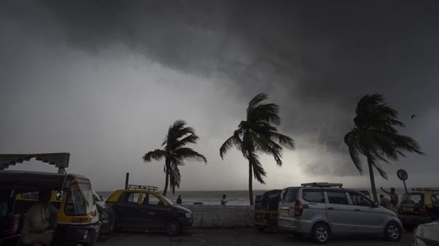 There is a 43% deficiency in monsoon rainfall all over the country as of Monday, according to India Meteorological Department (IMD) scientists. While this is partly because the monsoon arrived after a delay of seven days, on June 8, severe cyclonic storm Vayu that started developing on June 11 disturbed the monsoon flow and affected its normal advancement, they said. (Satish Bate / HT Photo)