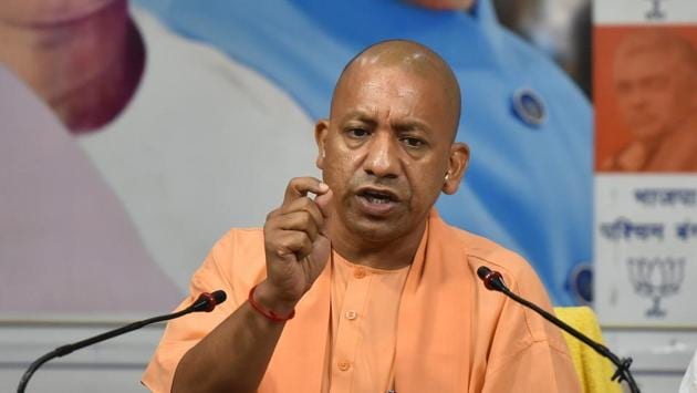 In a bid to promote Sanskrit, the Uttar Pradesh government will now issue press releases in Sanskrit along with Hindi, English and Urdu. The first press note in Sanskrit was issued by the state government’s Information Department on Monday. Senior officials of the Information Department said important speeches of CM Yogi Adityanath and government information also be released in Sanskrit. (Arijit Sen / HT File)