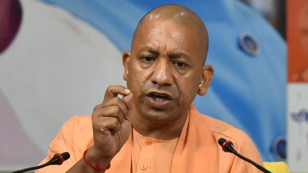 During a function on Monday, Adityanath had said that Sanskrit was in the DNA of the country.(Arijit Sen/HT Photo)