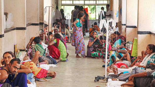 Routine services like out-patient clinics and diagnostics were severely affected.(PTI Photo)