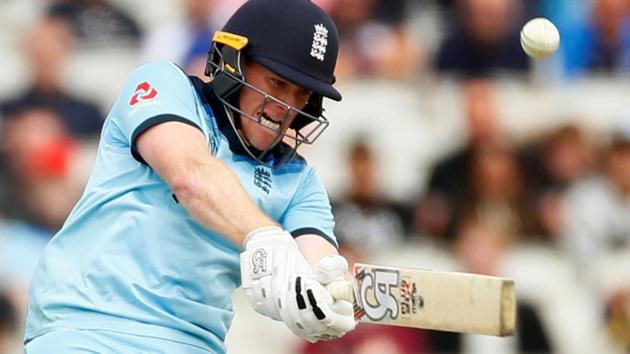 England's Eoin Morgan in action. (Action Images via Reuters)