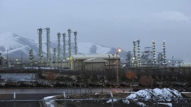 A heavy water nuclear facility near Arak, 250km southwest of Tehran. Iran has decided to exceed the uranium stockpile limit.(AP File Photo) A heavy water nuclear facility near Arak, 250km southwest of Tehran. Iran has decided to exceed the uranium stockpile limit.(AP File Photo)