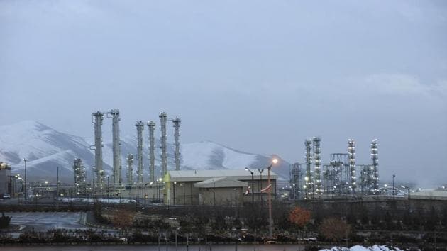 The heavy water nuclear facility near Arak, 150 miles (250 kilometers) southwest of the capital Tehran, Iran.(AP File Photo)