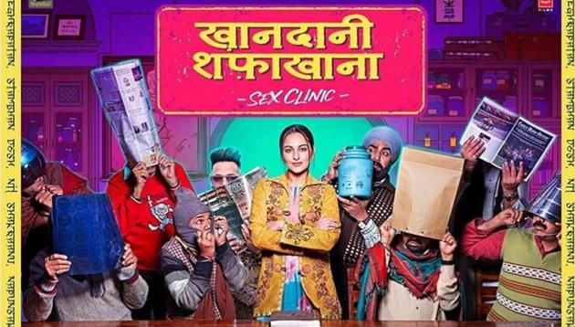 Sonakshi Sinha’s Khandaani Shafakhana poster.