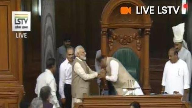 The motion to elect Om Birla as the Lok Sabha speaker was moved by Prime Minister Narendra Modi. The motion was passed by by voice vote.