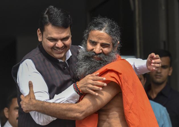 The BJP-led Maharashtra government has invited Yoga guru Ramdev, the promoter of Patanjali group, to set up a unit on an unused chunk of land in Latur district (Kunal Patil/HT file photo) The BJP-led Maharashtra government has invited Yoga guru Ramdev, the promoter of Patanjali group, to set up a unit on an unused chunk of land in Latur district (Kunal Patil/HT file photo)