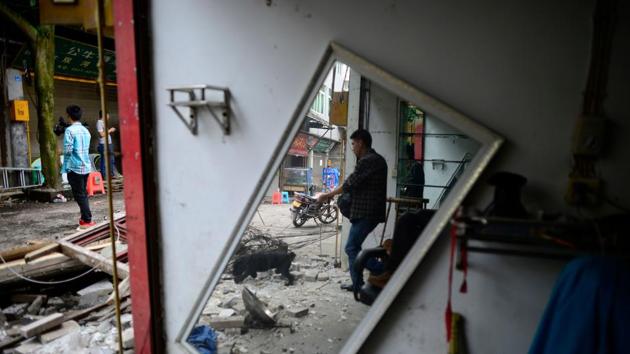 Four districts from Haryana, along with Delhi and parts of Uttar Pradesh, will participate in an interstate mock drill on earthquakes to sensitise government departments and people about measures to be taken during a natural calamity. (AFP (Representative image)) Four districts from Haryana, along with Delhi and parts of Uttar Pradesh, will participate in an interstate mock drill on earthquakes to sensitise government departments and people about measures to be taken during a natural calamity. (AFP (Representative image))