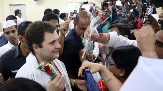 While Gandhi has suggested he will not be a part of the selection process, party leaders told HT that without Gandhi’s stamp of approval, the selected candidate would find it very difficult to overcome the friction within the party. (Photo @RahulGandhi) While Gandhi has suggested he will not be a part of the selection process, party leaders told HT that without Gandhi’s stamp of approval, the selected candidate would find it very difficult to overcome the friction within the party. (Photo @RahulGandhi)