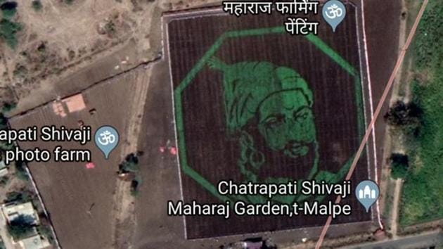 Mangesh Nipanikar created the artwork for Shivaji Jayanti. (Twitter/@Rohit8804) Mangesh Nipanikar created the artwork for Shivaji Jayanti. (Twitter/@Rohit8804)