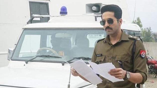 Ayushmann Khurrana in a still from his new film, Article 15.