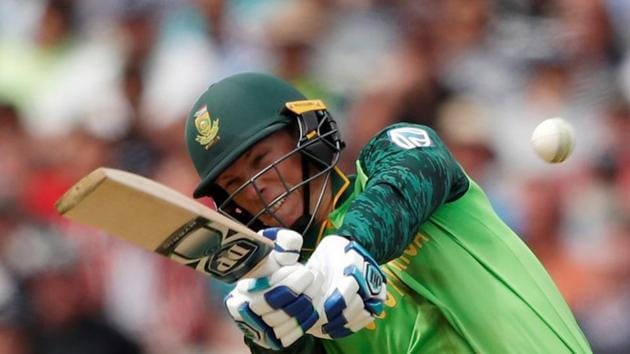 Rassie van der Dussen dropped anchor and played a vital innings (Action Images via Reuters)