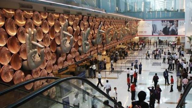 Security check at the Indira Gandhi International Airport is expected to be quicker as the airport operator and the Central Industrial Security Force (CISF), which secures the airport, plan to install 10 Automatic Tray Retrieval Systems (ATRS) at the airport by the year end. (Ajay Aggarwal/HT)