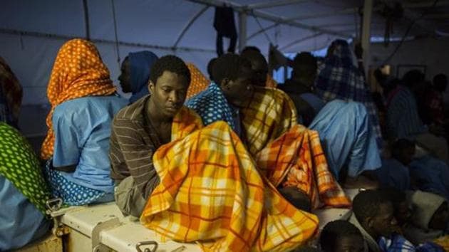 Italy’s far-right interior minister marked World Refugee Day by insisting migrants rescued by a charity vessel are banned from entering Italian territorial waters. (AP File Photo/Representative Image) Italy’s far-right interior minister marked World Refugee Day by insisting migrants rescued by a charity vessel are banned from entering Italian territorial waters. (AP File Photo/Representative Image)