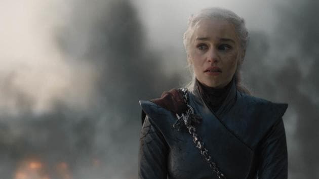 This image released by HBO shows Emilia Clarke in a scene from Game of Thrones.(AP)