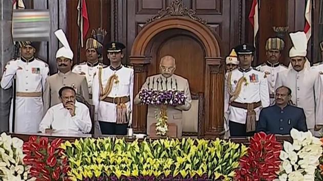 President Ram Nath Kovind on Thursday backed the idea of holding simultaneous elections for the Lok Sabha and state assemblies, asserting that simultaneous elections would facilitate accelerated development and benefit people. Addressing the joint sitting of Parliament – the first after the constitution of the 17th Lok Sabha – President Kovind asked MPs to support the idea because it would help in development of the country. (PTI)