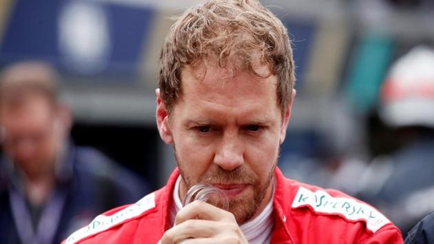 Ferrari's Sebastian Vettel during practice (REUTERS) Ferrari's Sebastian Vettel during practice (REUTERS)