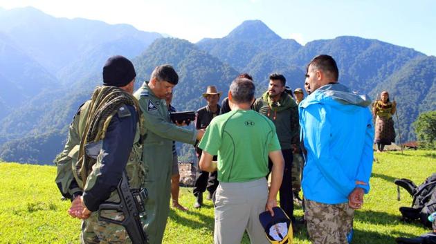 Six bodies and the remains of seven crew members aboard the Indian Air Force’s An-32 transport aircraft that crashed in Arunachal Pradesh on June 3 have been recovered from the crash site, a spokesperson of the IAF in Shillong said on Thursday. A search team spotted the wreckage of the aircraft last week at a remote mountainous region of Arunachal Pradesh, eight days after it disappeared from radar. (ANI File)