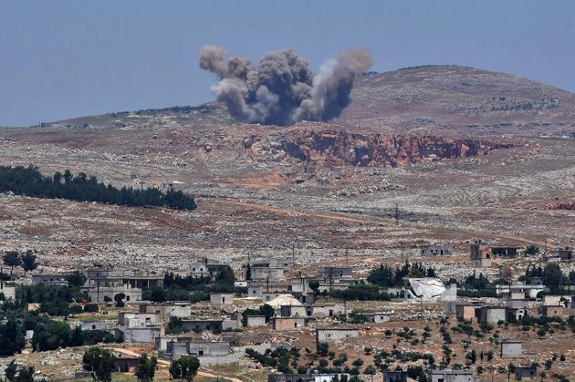 Fighting raged in northwest Syria with clashes between regime forces and jihadist-led fighters. (George OURFALIAN / AFP/ Representative Image)