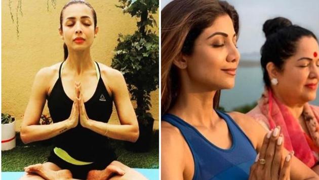 Malaika Arora and Shilpa Shetty are among the most ardent followers of yoga In Bollywood.(Instagram) Malaika Arora and Shilpa Shetty are among the most ardent followers of yoga In Bollywood.(Instagram)