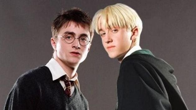Harry Potter stars Daniel Radcliffe and Tom Felton.