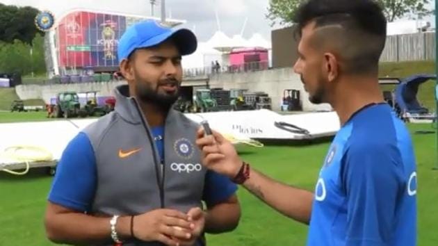 Rishabh Pant and Yuzvendra Chahal. (BCCI/ Twitter) Rishabh Pant and Yuzvendra Chahal. (BCCI/ Twitter)