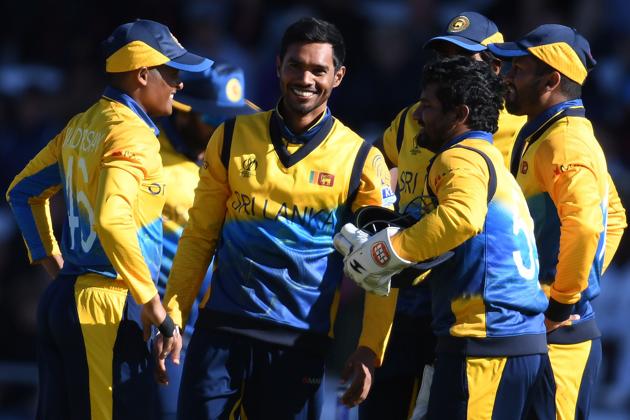 Sri Lanka defeated England by 20 runs in a thriller against England, causing a major upset at the World Cup. (AFP)