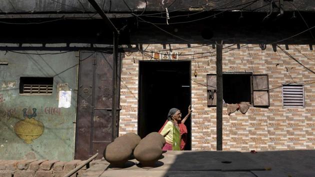 “Unfortunately it’s the interests of the real estate lobby that is guiding decisions about Dharavi’s development,” said Kalpana Sharma, author of “Rediscovering Dharavi”. Authorities are soon expected to survey Dharavi to determine how many families settled in before 2000, making them eligible for free homes. “We’re afraid that it will just become another high-rise area and we’ll all be put in one tower,” said petroleum businessman Fakhrul Islam. (Punit Paranjpe / AFP)
