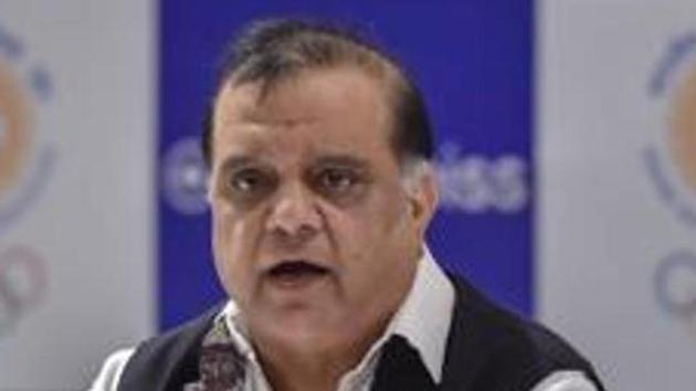 New Delhi: Indian Olympic Association (IOA) President Narinder Batra during the press conference, in New Delhi on Friday, Jun, 02, 2018. (PTI Photo by Ravi Choudhary)(PTI6_2_2018_000114A) (PTI) New Delhi: Indian Olympic Association (IOA) President Narinder Batra during the press conference, in New Delhi on Friday, Jun, 02, 2018. (PTI Photo by Ravi Choudhary)(PTI6_2_2018_000114A) (PTI)