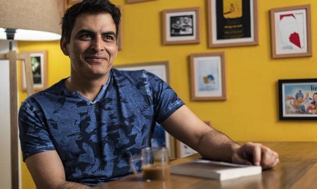 Bollywood actor Manav Kaul talks about his writing, struggling days and his upcoming book.(Aalok Soni// Hindustan Times)