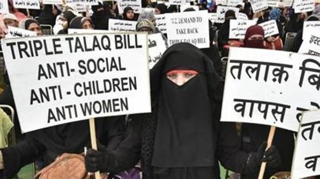 The protests forced an unusual division (voting) in the Lok Sabha through paper ballots. (Raj K Raj/HT PHOTO) The protests forced an unusual division (voting) in the Lok Sabha through paper ballots. (Raj K Raj/HT PHOTO)