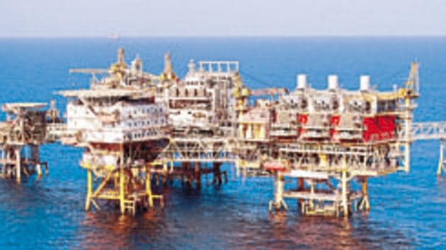 US West Texas Intermediate crude was down 20 cents, or 0.35%, at $56.87 a barrel. But the US benchmark surged 5.4% on Thursday and is on track for a more than 8% increase this week. (Via Bloomberg News) US West Texas Intermediate crude was down 20 cents, or 0.35%, at $56.87 a barrel. But the US benchmark surged 5.4% on Thursday and is on track for a more than 8% increase this week. (Via Bloomberg News)