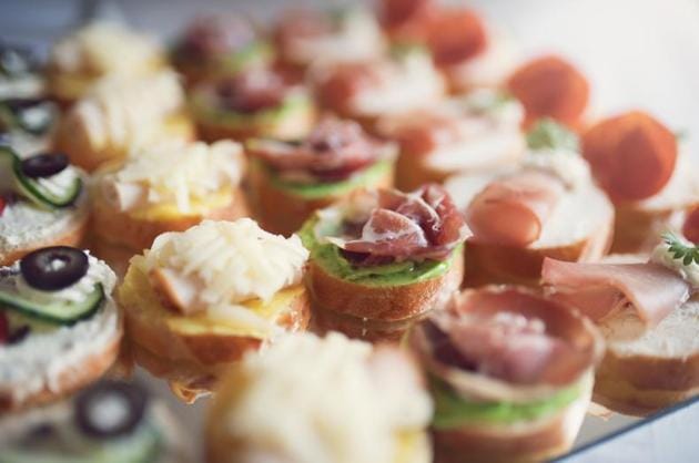 Canapes used to mean boiled egg or cheese on Monaco biscuits, topped with a drop of ketchup. Not any more. (iStock) Canapes used to mean boiled egg or cheese on Monaco biscuits, topped with a drop of ketchup. Not any more. (iStock)