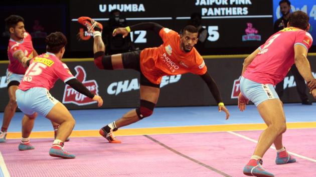 A file photo of Pro Kabaddi League.(PKL)