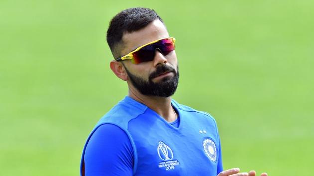 India's captain Virat Kohli attends a training session at the Hampshire Bowl in Southampton on June 20, 2019, ahead of their 2019 World Cup cricket match against Afghanistan. (AFP) India's captain Virat Kohli attends a training session at the Hampshire Bowl in Southampton on June 20, 2019, ahead of their 2019 World Cup cricket match against Afghanistan. (AFP)