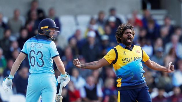 Sri Lanka's Lasith Malinga celebrates taking the wicket of England's Jos Buttler (Action Images via Reuters) Sri Lanka's Lasith Malinga celebrates taking the wicket of England's Jos Buttler (Action Images via Reuters)