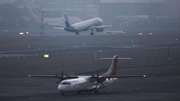 Amid rising geopolitical tensions between the US and Iran, India’s aviation regulator DGCA Saturday said Indian airlines have decided to avoid the “affected part of the Iranian airspace” and reroute their flight “suitably”.(Pratik Chorge/HT Photo) Amid rising geopolitical tensions between the US and Iran, India’s aviation regulator DGCA Saturday said Indian airlines have decided to avoid the “affected part of the Iranian airspace” and reroute their flight “suitably”.(Pratik Chorge/HT Photo)