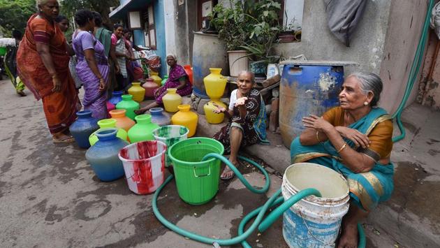 On Saturday, the opposition DMK held protests across Tamil Nadu against the ruling AIADMK government for failing to anticipate the state’s severe water crisis. “Monsoon failure is the prime reason for the water paucity in the state. The government is making the best efforts to sort out the water deficiency in the state,” said Fisheries Minister D Jayakumar. (PTI File)