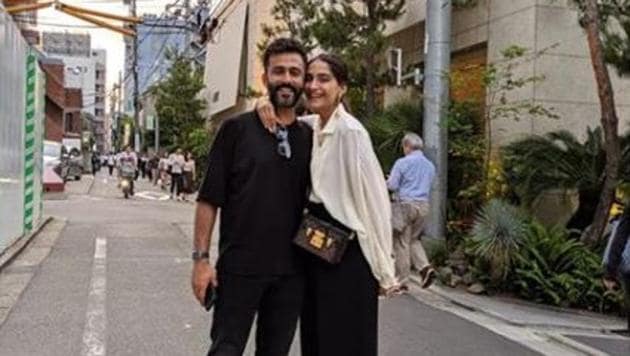 Sonam Kapoor and Anand Ahuja got married in Mumbai is May last year.(Instagram)
