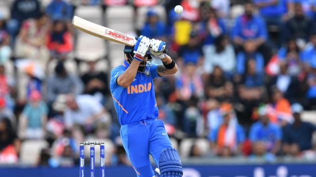 India's captain Virat Kohli plays a shot. (AFP)