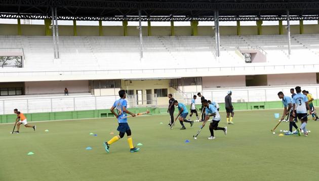 According to readers, AstroTurf is necessary for the betterment of Indian hockey. (In pic) Children play hockey at the Major Dhyanchand Hockey Polygrass Stadium in Pimpri. (HT/PHOTO) According to readers, AstroTurf is necessary for the betterment of Indian hockey. (In pic) Children play hockey at the Major Dhyanchand Hockey Polygrass Stadium in Pimpri. (HT/PHOTO)