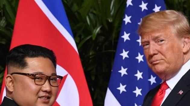 President Donald Trump sent North Korean leader Kim Jong Un a letter (Photo by SAUL LOEB / AFP) President Donald Trump sent North Korean leader Kim Jong Un a letter (Photo by SAUL LOEB / AFP)
